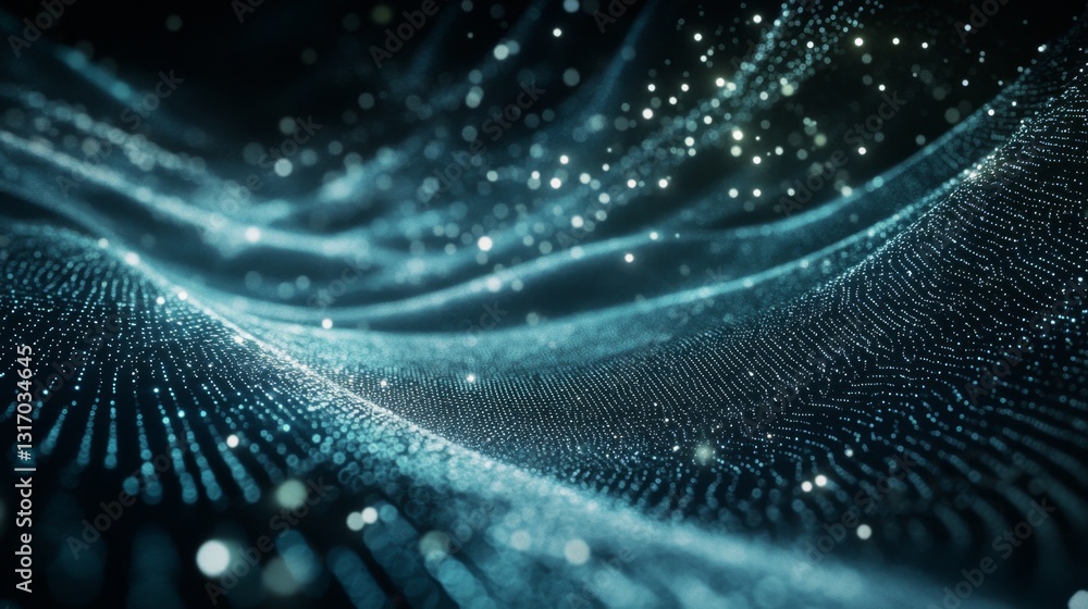 Aufkleber colossal data processing unfolds in stunning visual representation