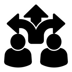 Flexibility Icon - Glyph Style - Business Value Themes