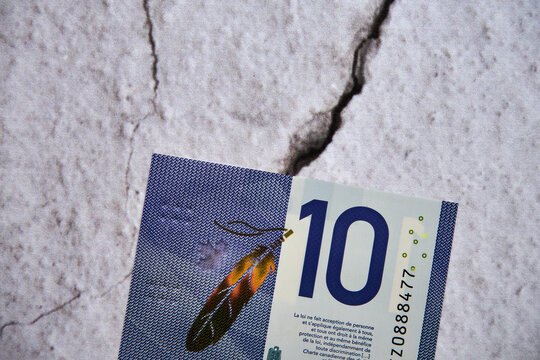 dolar kanadyjski,banknot