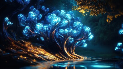 Cyber Big Data Flow Particles Bokeh. Digital Neural Network. Concept of AI Artificial Intelligence Technology Machine Deep Learning. Digital Communication. Science Technology Presentation