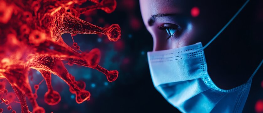 COVID-19 impact on health and society.