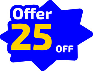 discount 25% banner design 