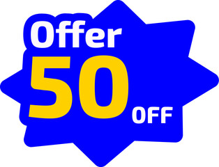 discount 50% banner design 