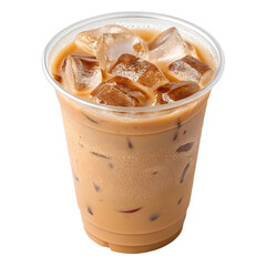 Cup of coffee with ice