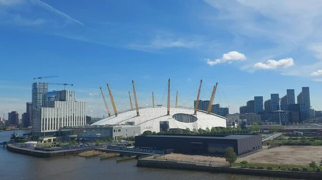 united kingdom london apr 5 2024 viewof The O2 Peninsula Square	