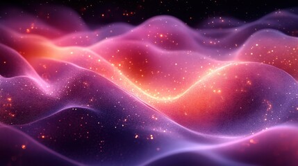 Abstract wavy liquid background. Modern iridescent colors

