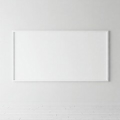 Obraz premium Modern Mockup Advertising Space, Big plain white screens for adverts and promotions