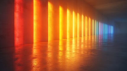 Fototapeta premium Abstract colorful background with lights 