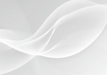 Fototapeta premium Abstract white background wave Design with Curves and Texture with cool background