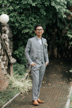 portrait of a young man in a suit