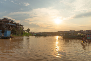 Fototapeta premium Tonle Sap, Cambodia.