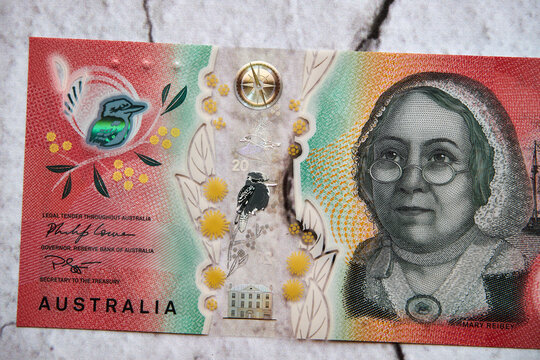 dolar australijski,banknot