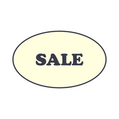 Sale promotion sticker. Advertisement signs vector illustration.