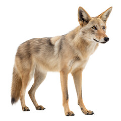 Fototapeta premium Desert Wolf AI Generated Image