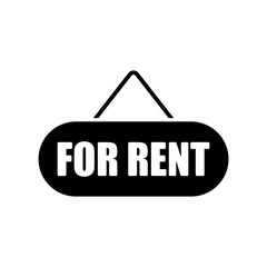 Icon a for rent, isolated against a clean background.