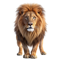Fototapeta premium lion isolated on white