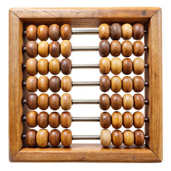 old wooden abacus