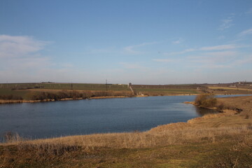 A bridge over a body of water
