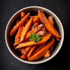 Süßkartoffelpommes