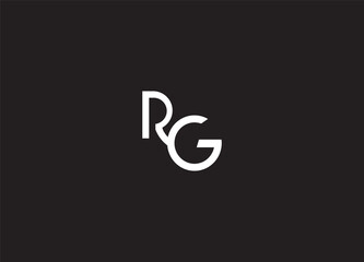 RG initial logo design and creative logo