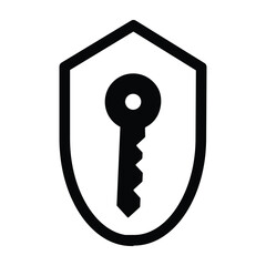 Data Encryption Key Icon for Secure Digital Protection