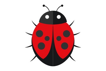 Obraz premium Ladybug Vector Icon 