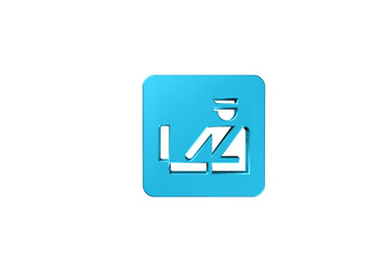 znaki informacyjne, ikony, turystyka, podróże © Marek