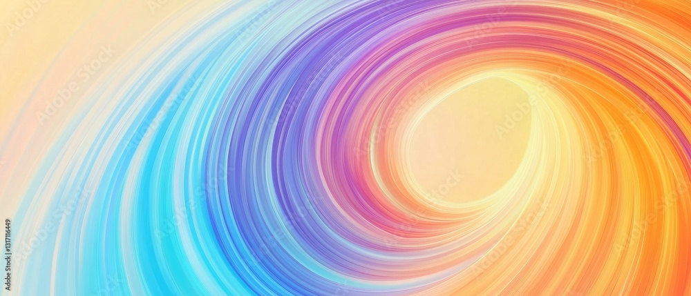 Poster abstract colorful swirling lines dynamic background art design
