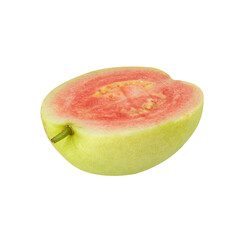 Pink Guava, cutout, full depth of field.