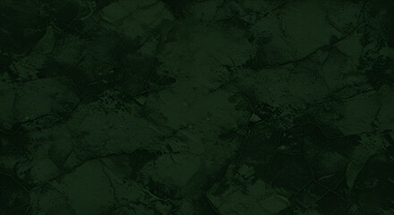 Brown green old concrete wall surface. Dark olive color. Close-up. Rough background for design. Distressed, cracked, broken, crumbled.