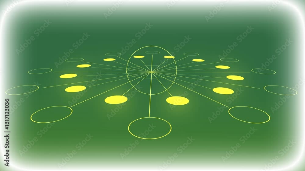 Poster digital networking concept, digital network marketing icon , networking and connection technology ic