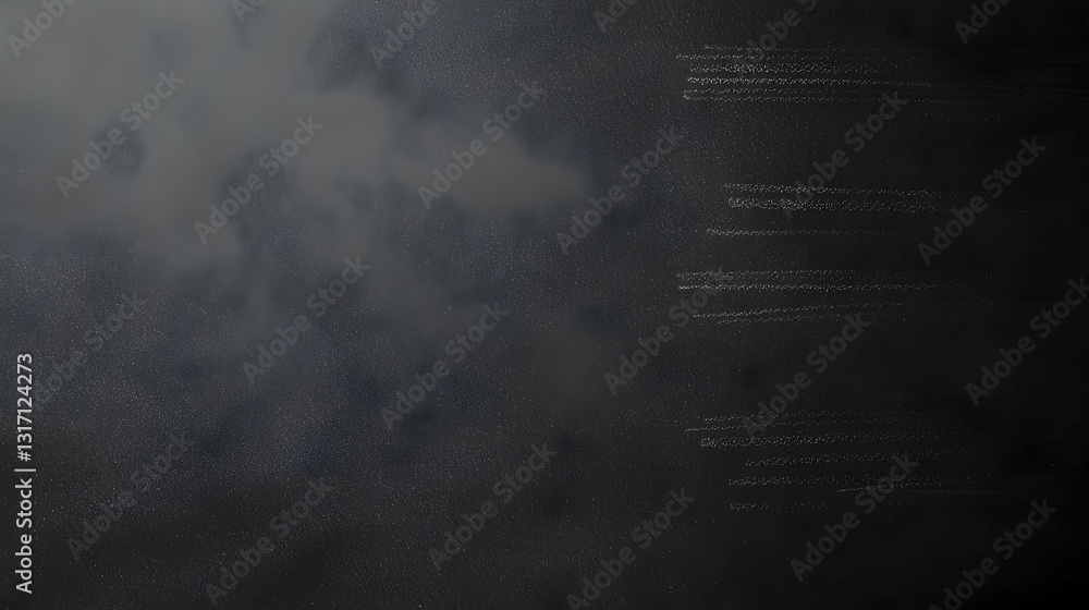Aufkleber dark gray abstract background with subtle silver glitter and shimmering twinkling particles creating