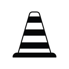 trafic cone Vector icon
