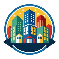 real -estate logo design Uniqe  high Quality vector 