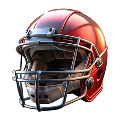 Fototapeta premium Red Football Helmet