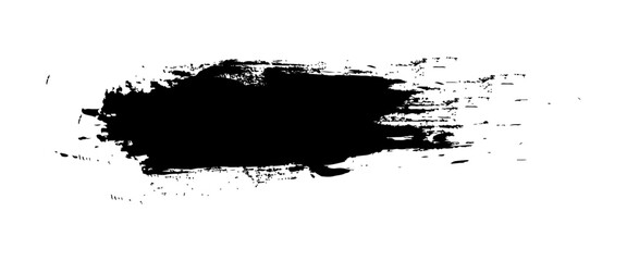 Brush lines, isolated in white background. black ink brush strokes frame. modern ilustration EPS10