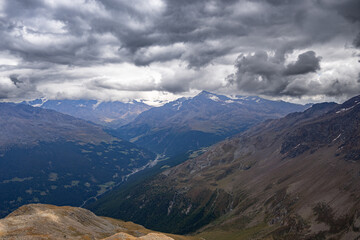 View of the beautiful landscape of Bormio