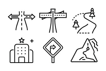 set of icons