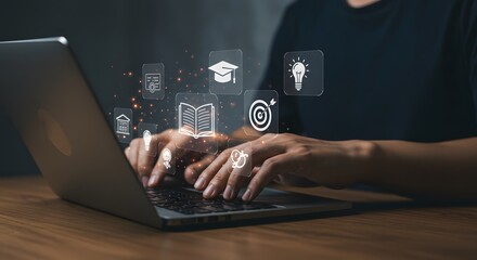 Digital Learning Revolution, The Future of Online Education, Interactive Knowledge Acquisition, E-Learning for Success, Technology in Modern Education

