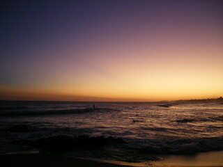 sunset en punta del este