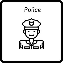 Profession Flashcard - Police (5)