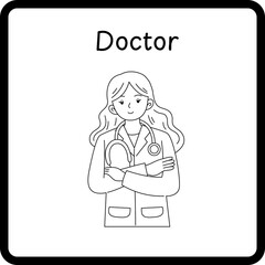 Profession Flashcard - Doctor (2)