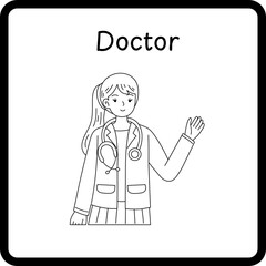 Profession Flashcard - Doctor (3)