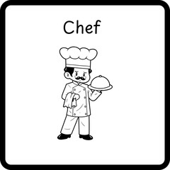 Profession Flashcard - Chef (2)