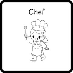 Profession Flashcard - Chef (3)