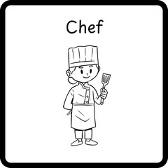 Profession Flashcard - Chef (4)