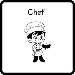 Profession Flashcard - Chef