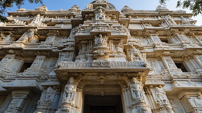 Exquisite Image of the Suparshvanth Temple in Ranakpur, Rajasthan, India