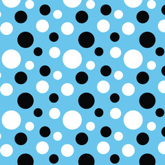 Dot Seamless Pattern Modern Stylish Texture Stock Vector