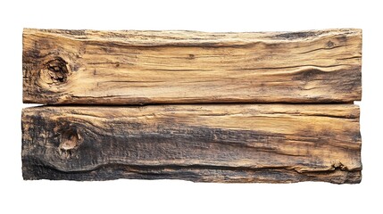 Weathered Wooden Planks: A pair of weathered wooden planks, displaying a rustic charm with their natural grain, knots, and subtle variations in color, evoke the essence of time-worn craftsmanship.